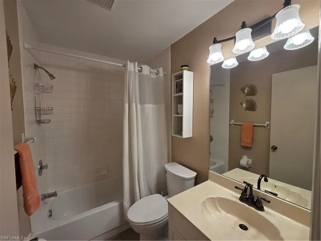 Second Bathroom with tub/shower combination.