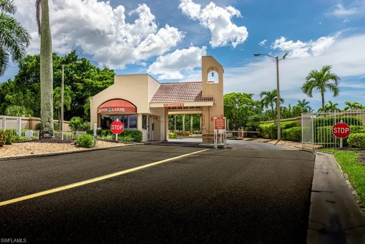 Front Guard Gated Entrance