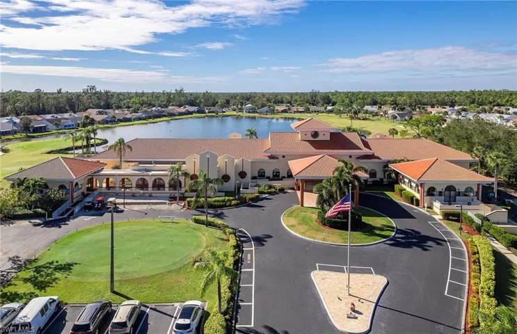 Front of clubhouse