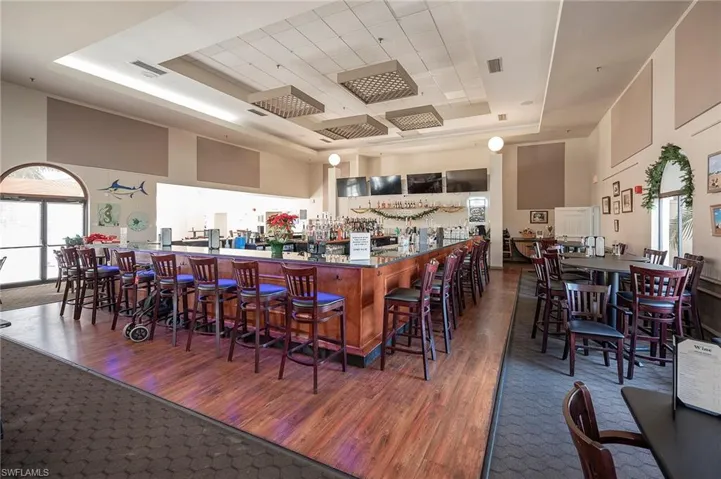Bar in the restaurant
