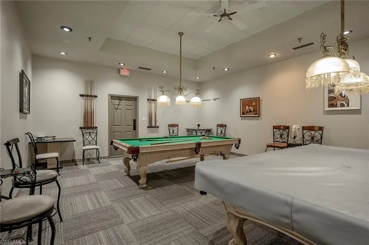 Billiard room
