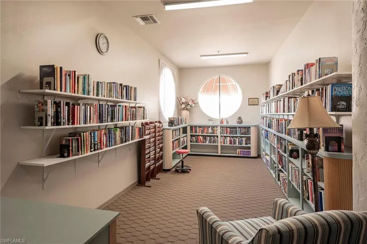 well kept library