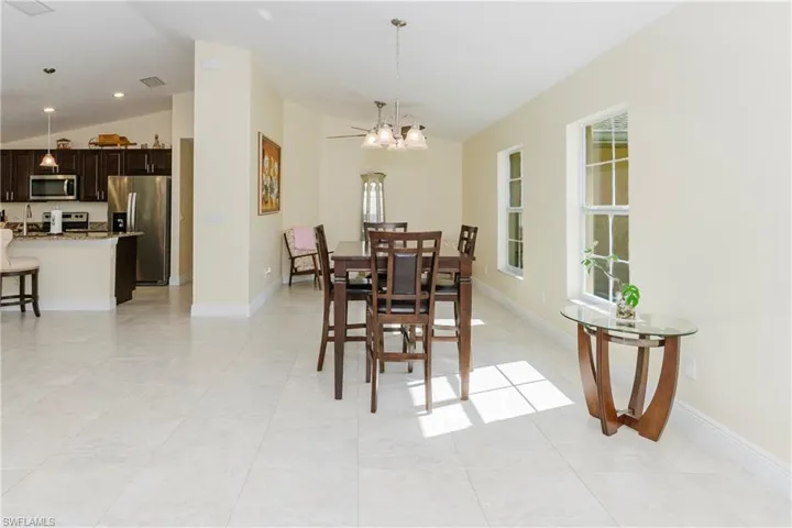 Tile throughout the home (no carpet!)