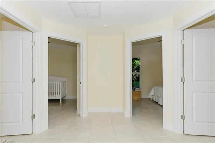 Large hallway to guest rooms