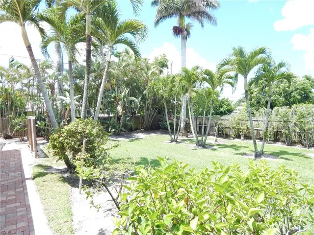 View of community with a fenced backyard
