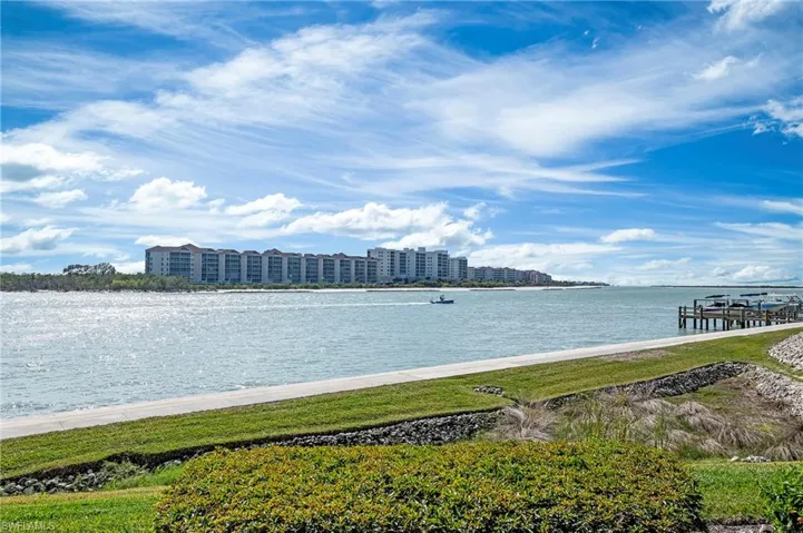 Water views of Marco River and Gulf access.