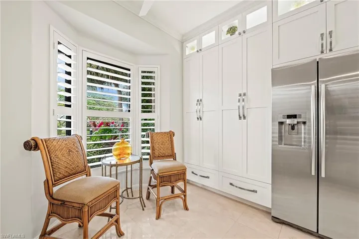 Kitchen dining area.