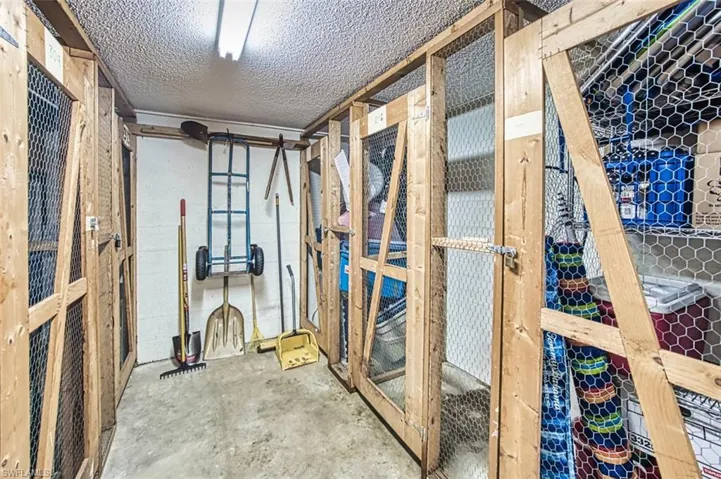 View of storage room