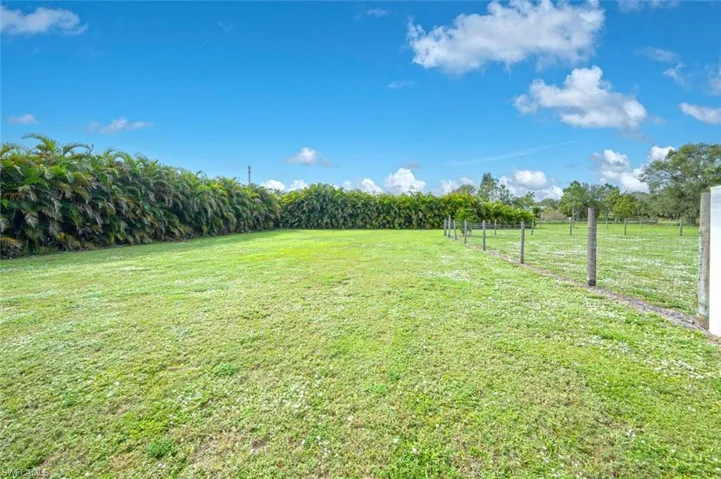 View of yard featuring a rural view