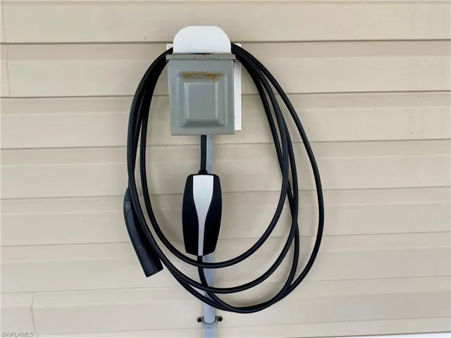 Level 2 electric car charging station