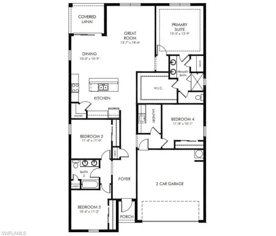 Unfurnished room with wood finished floors, baseboards, a water view, and recessed lighting