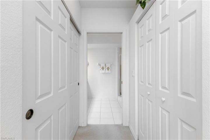 Master Closet each side opening to the Master Bathroom