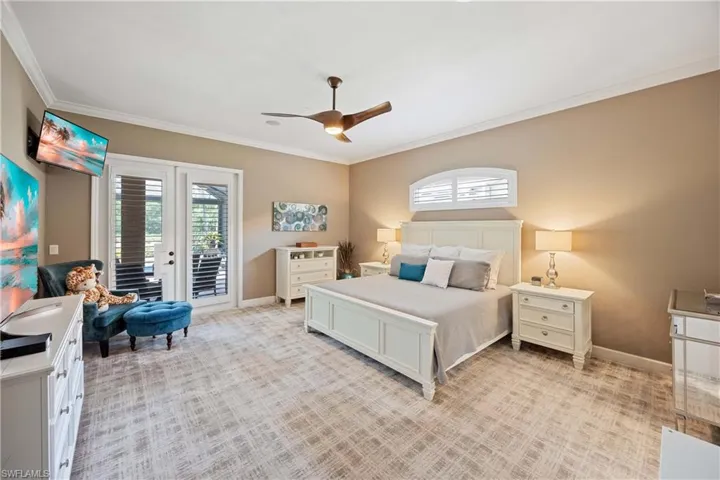 First floor primary suite