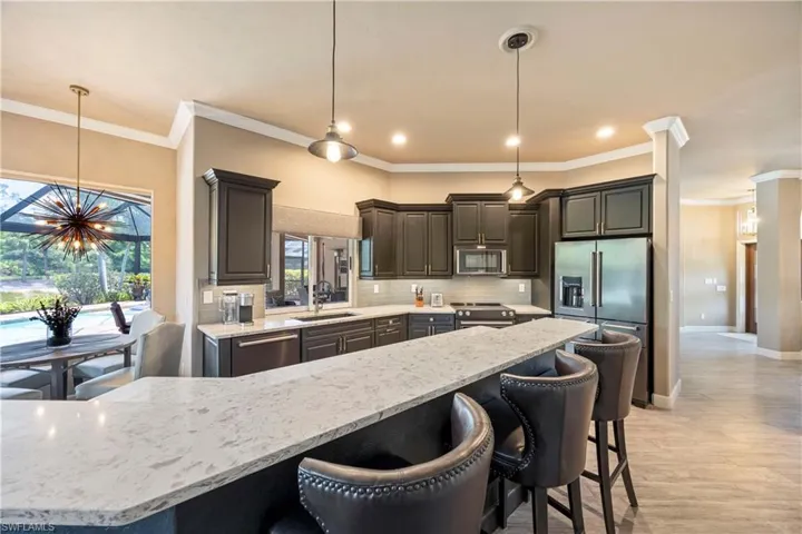 Large kitchen island