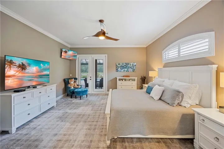First floor primary suite