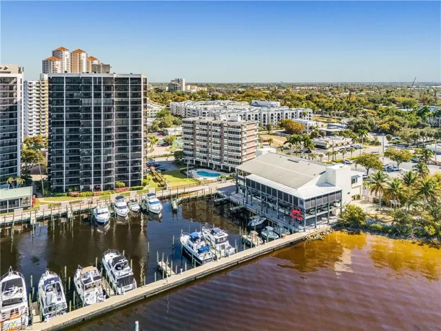 View of urban area featuring a large body of water