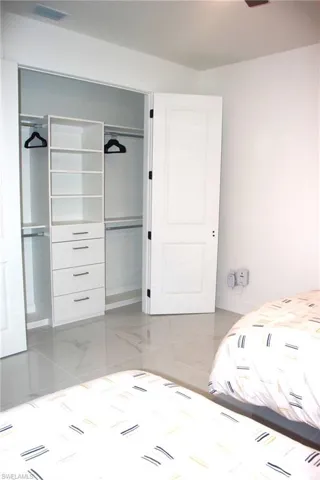 Each room including den has this custom closet
