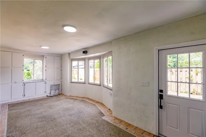 Entrance foyer featuring a healthy amount of sunlight