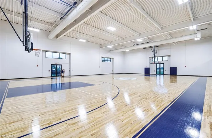 View of basketball court featuring community basketball court