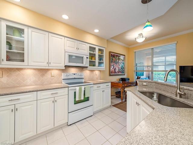 Kitchen with office area
