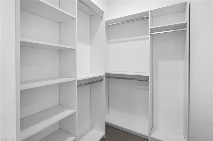 View of spacious closet