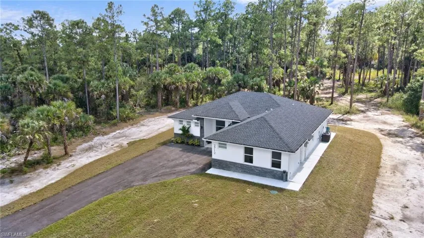 View from above of property