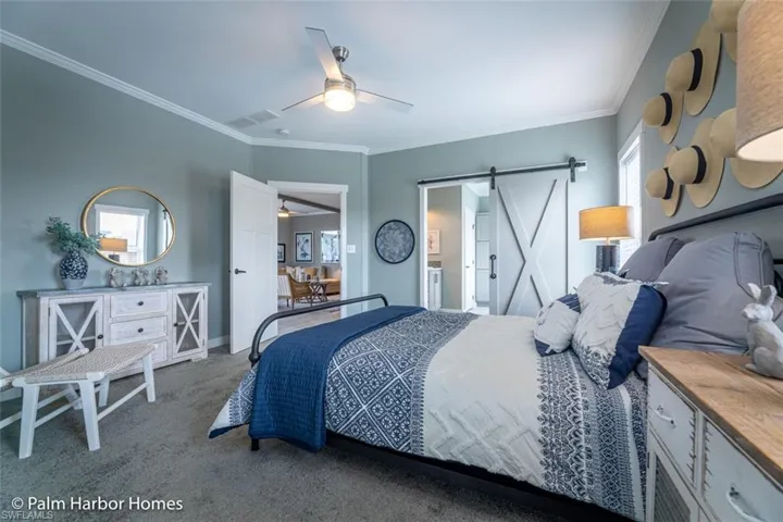 Interior depicts potential modular home