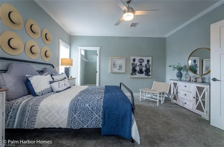 Interior depicts potential modular home