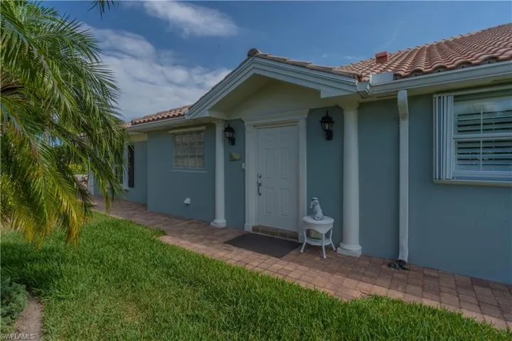 View of exterior entry