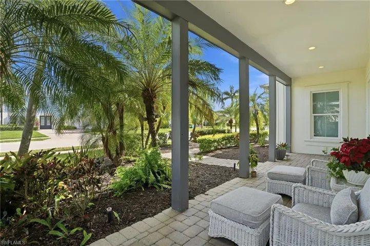 View of patio