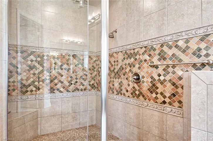 Primary walk-in shower