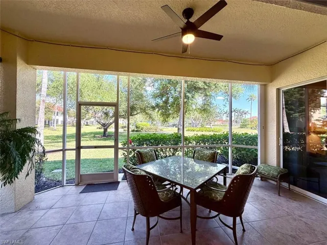 Screened lanai