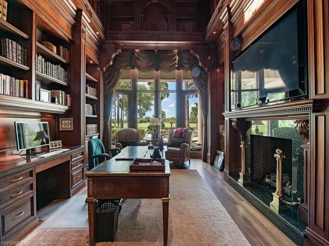 His Study