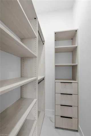 View of spacious closet