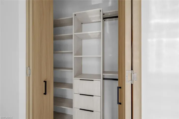 View of closet