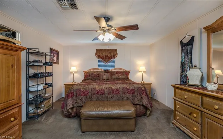 Large Primary Bedroom with walk-in closet