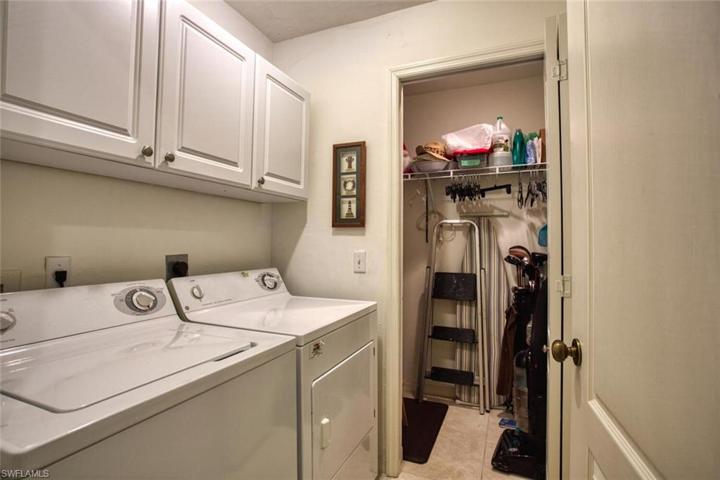 Laundry, large storage closet
