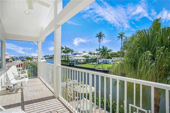 View of Crayton Cove & Naples Bay from upstairs