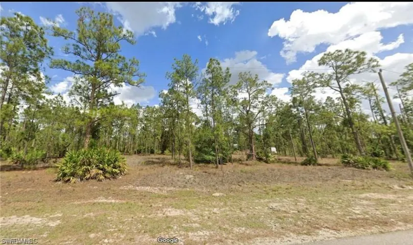View of undeveloped land