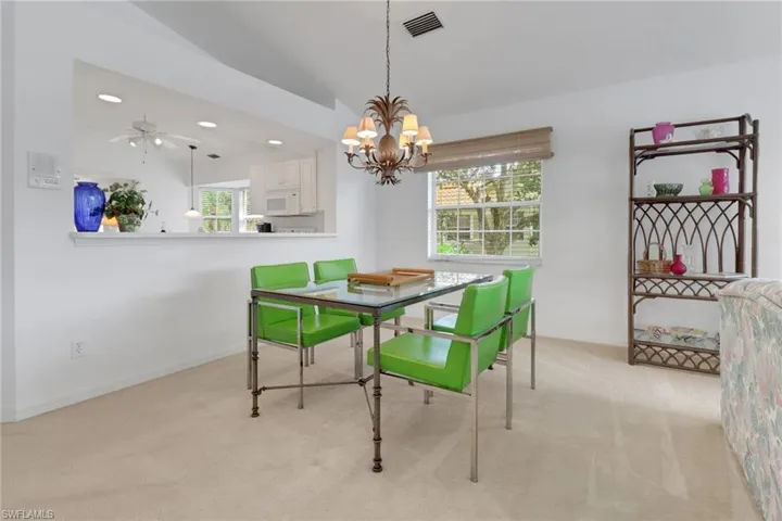 Light and Bright dining area