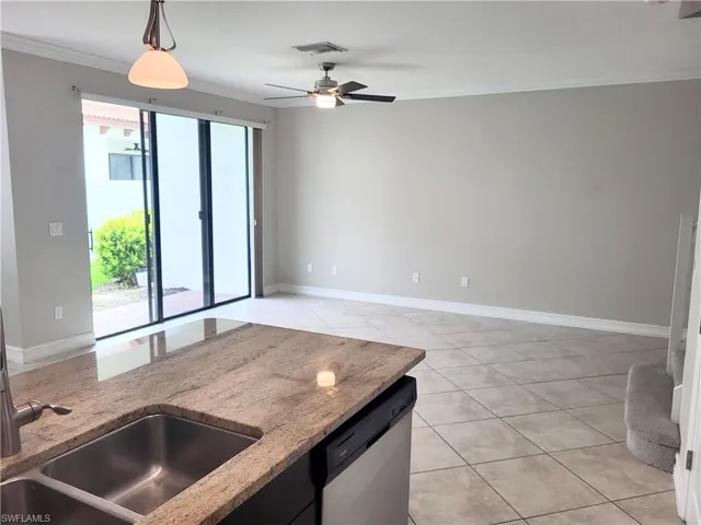 view from kitchen to Livingroom
