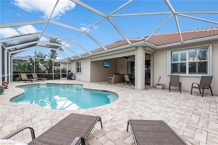 15045 Malayan Court Bonita Springs FL 34135 - Pool deck looking southeast