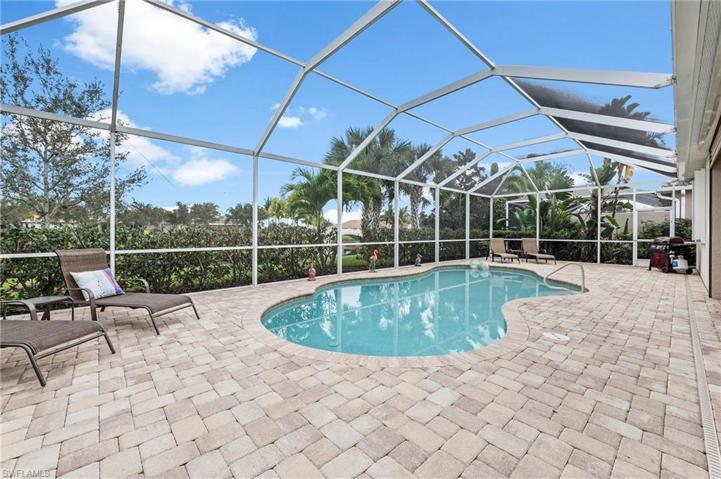 15045 Malayan Court Bonita Springs FL 34135- Pool deck looking east