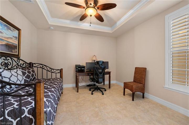 15045 Malayan Court Bonita Springs FL 34135 - Den/Study with tray ceiling