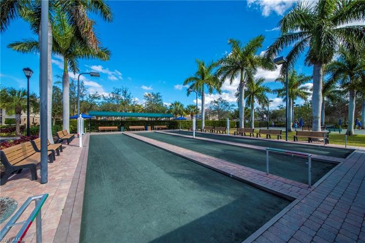 Bocce courts at Town Center