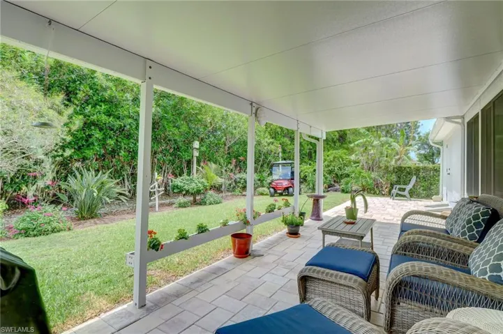 covered outdoor patio