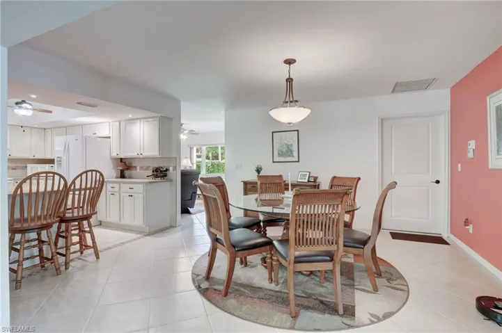 formal dining area