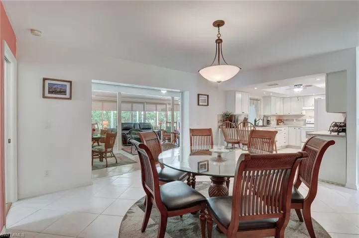 dining room area