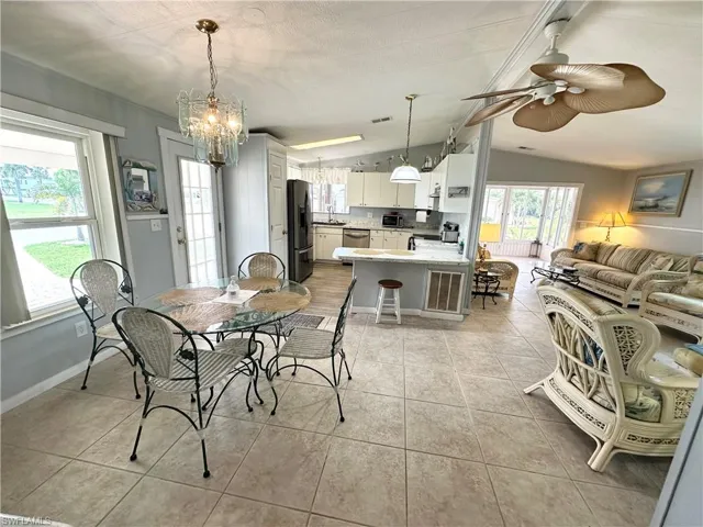 Dining looking toward kitchen