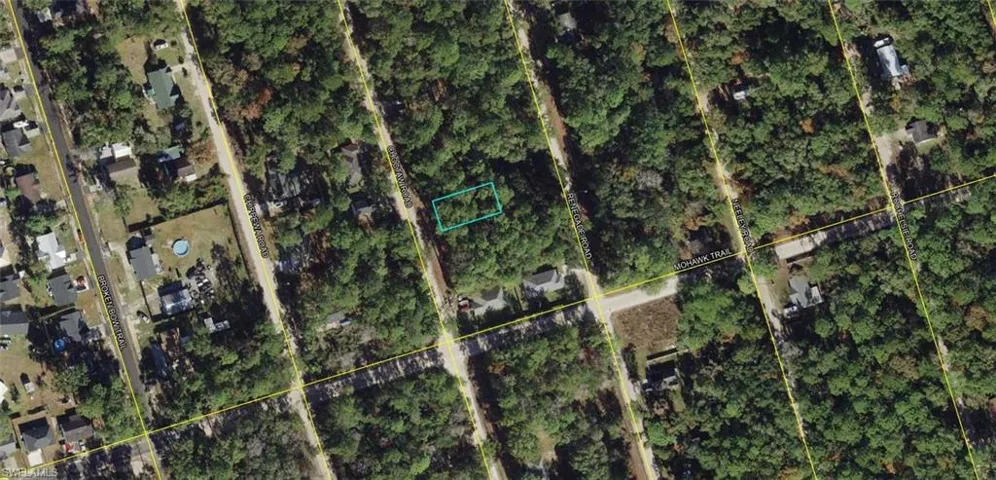 Aerial Map. Illustrating the property's boundaries and surrounding parcels